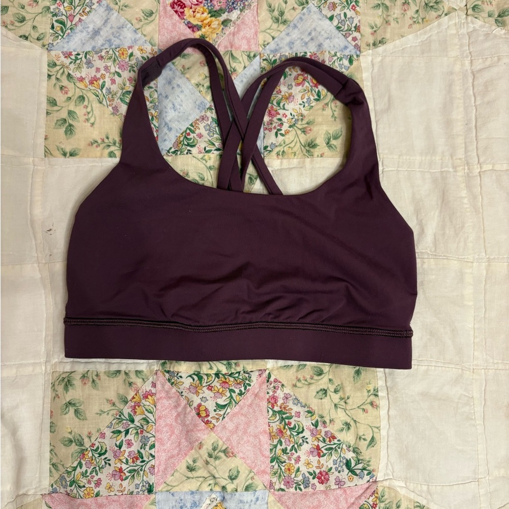 Lululemon Athletica Dark Purple Sports Bra